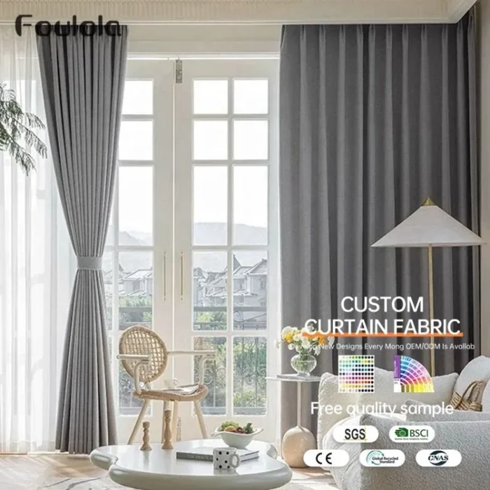 SN17389 Blackout Curtain Fabric