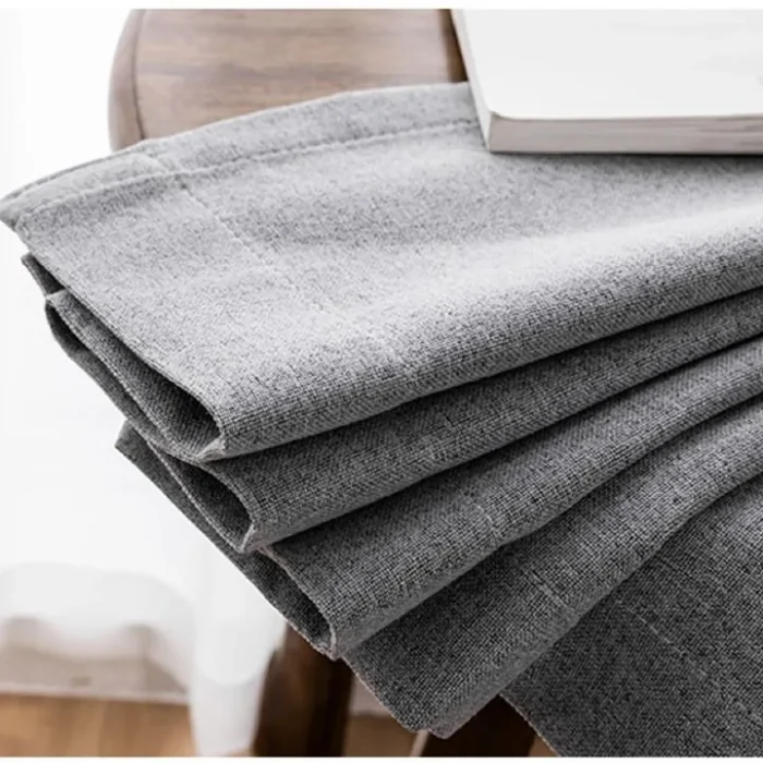SN17389-GREY Blackout Curtain Fabric
